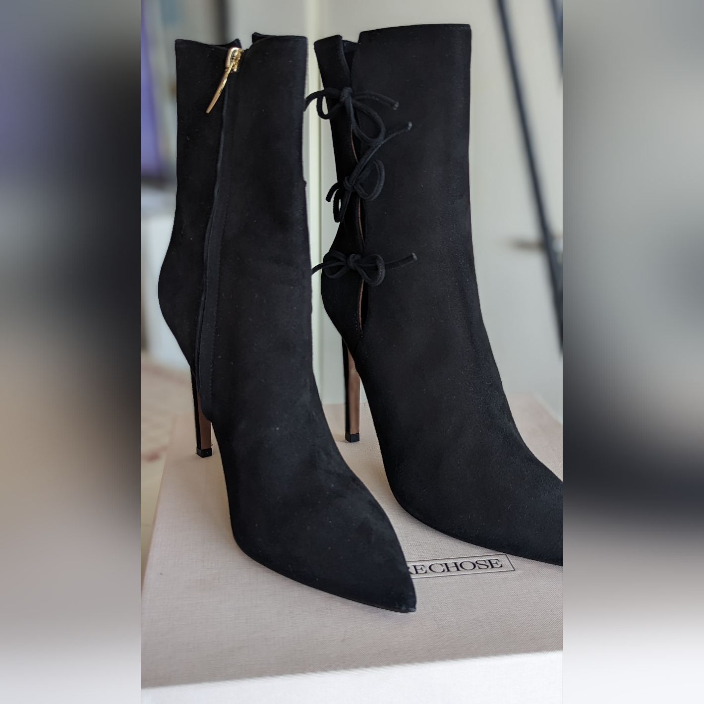 Nwt L'autrechose Suede Boots Sz41